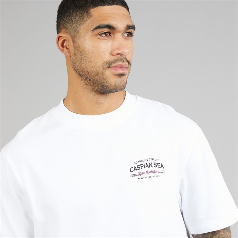 THREADBARE Mens Addi T-Shirt White