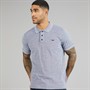 THREADBARE Mens Bron Polo Shirt Navy