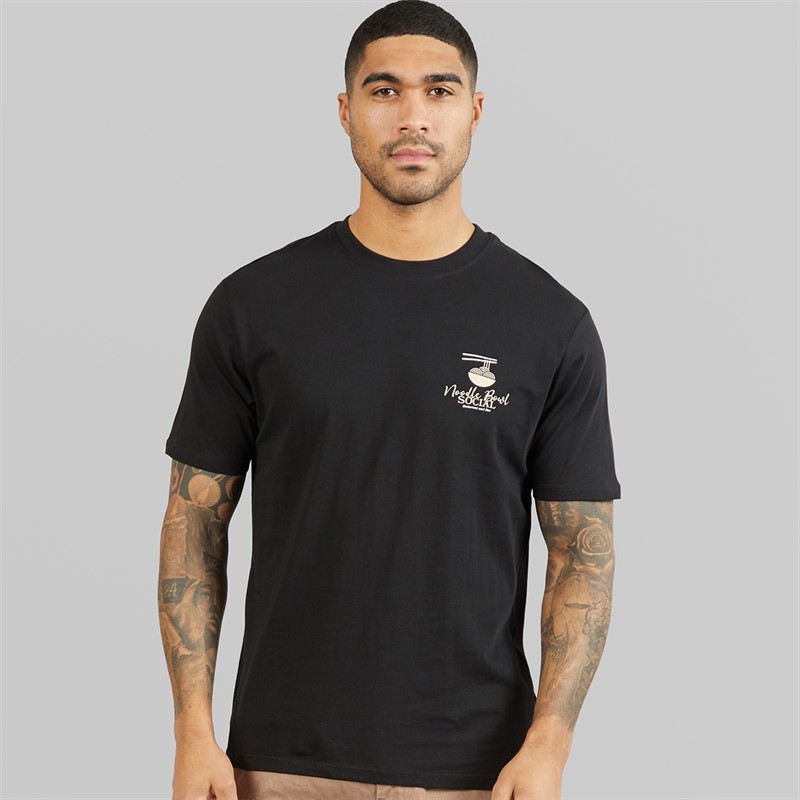 THREADBARE Mens Orr T-Shirt Black