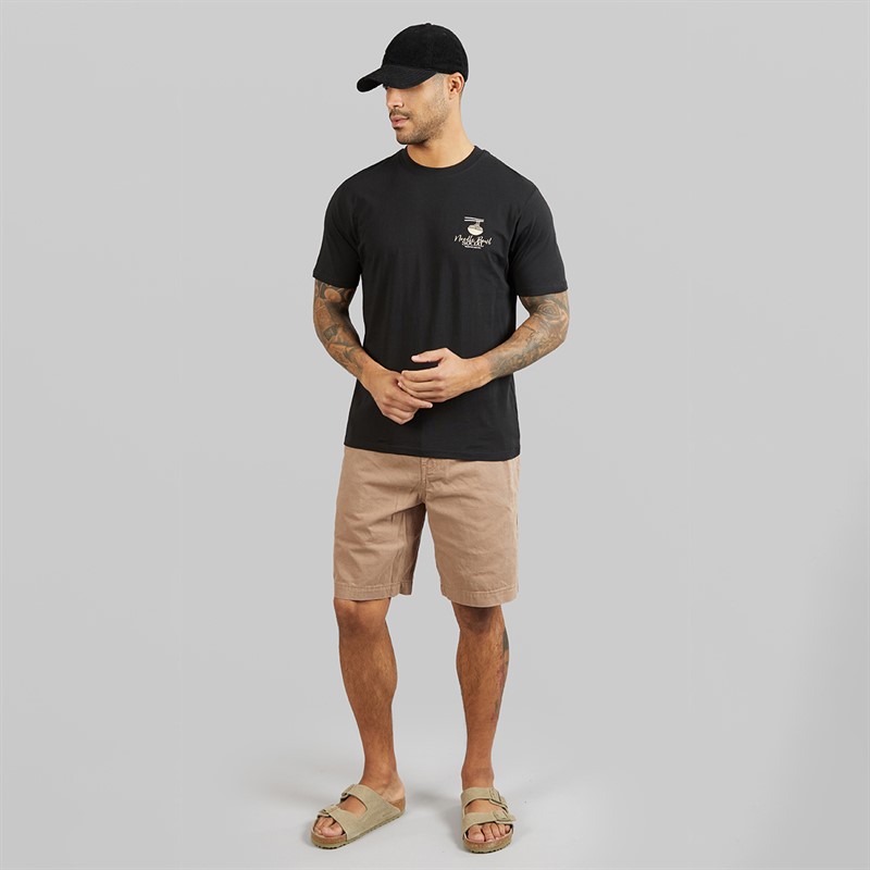 THREADBARE Mens Orr T-Shirt Black