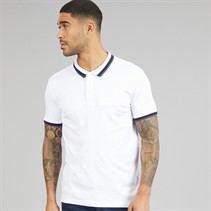 THREADBARE Mens Don Polo Shirt White