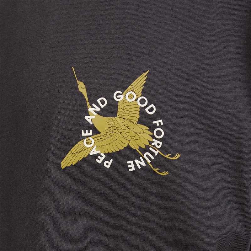 THREADBARE Mens Dag T-Shirt Charcoal