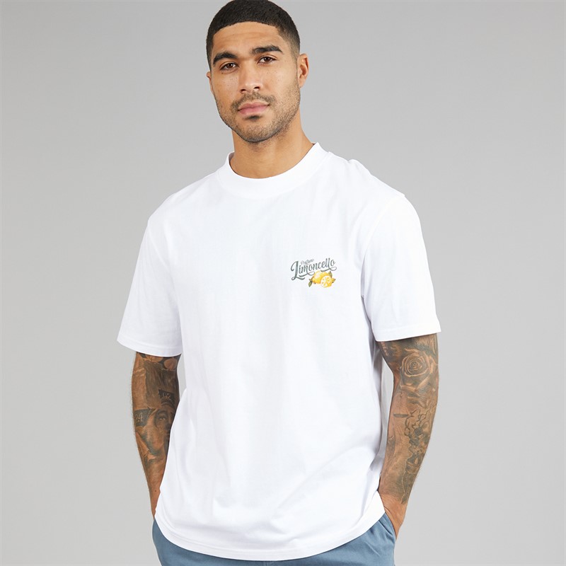 THREADBARE Mens Lowe T-Shirt White