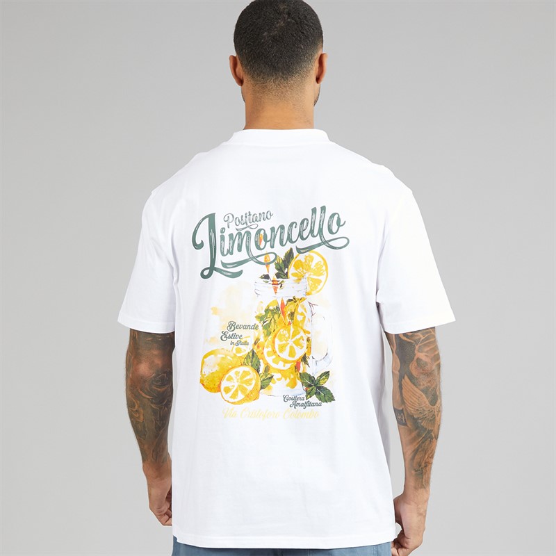 THREADBARE Mens Lowe T-Shirt White