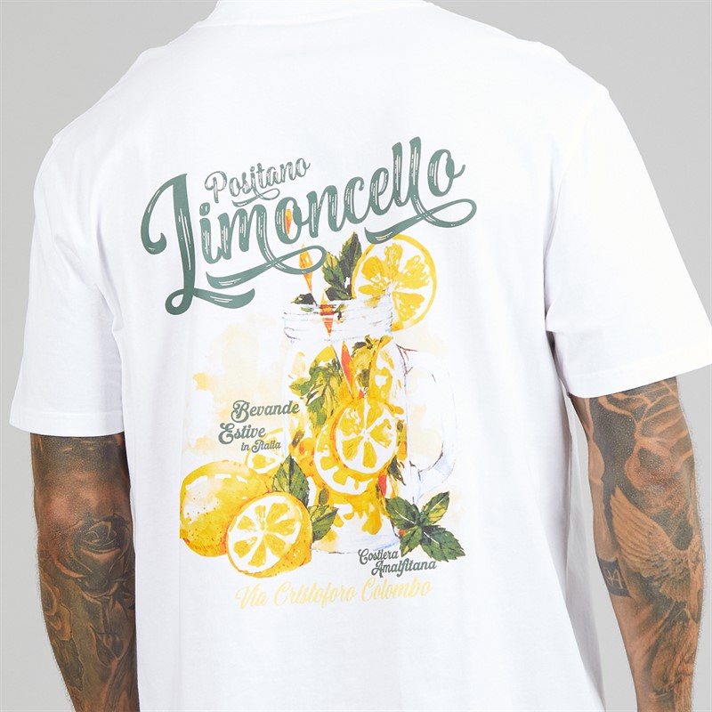 THREADBARE Mens Lowe T-Shirt White