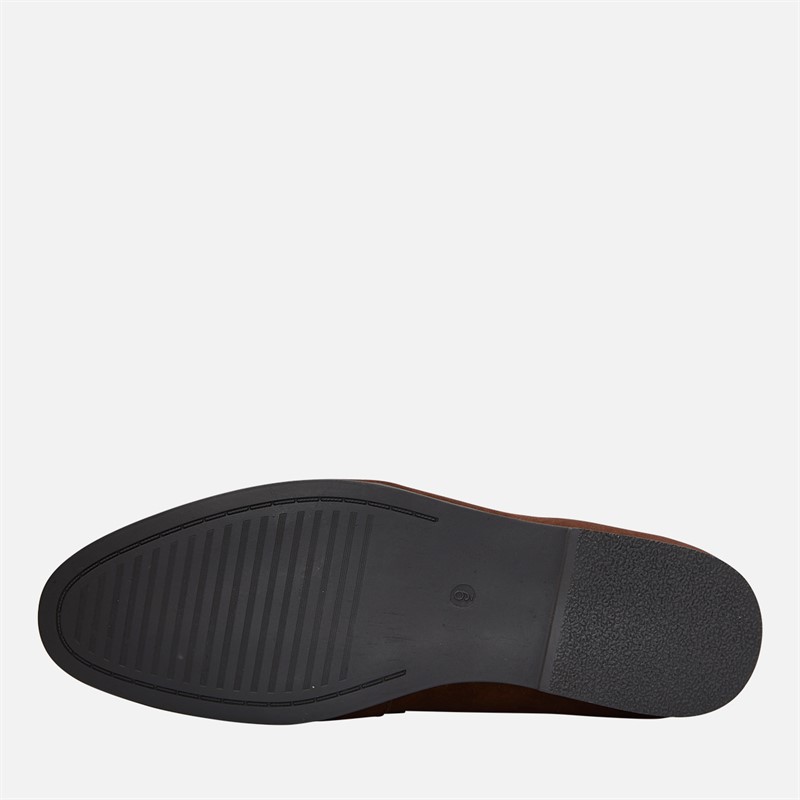 THREADBARE Mens Wedgewood Loafers Brown