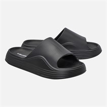 THREADBARE Mens Turnbridge Sliders Black