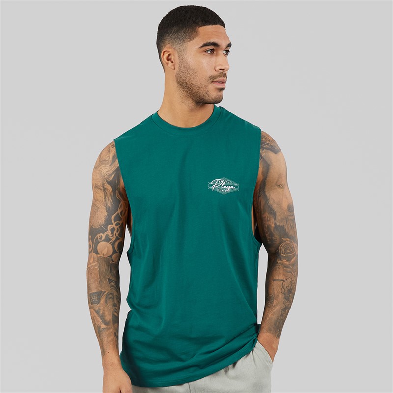 THREADBARE Mens Vacay Vest Mediteranea