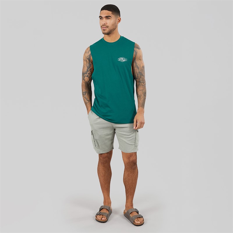THREADBARE Mens Vacay Vest Mediteranea