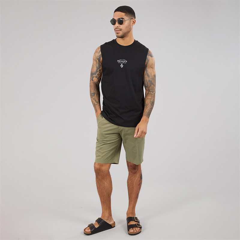 THREADBARE Mens Proven Vest Black