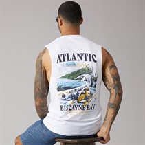 THREADBARE Mens Cayne Vest White