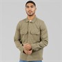 THREADBARE Mens Relay Long Sleeve Shacket Sage