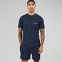 THREADBARE Mens Wells Pyjama Set Navy