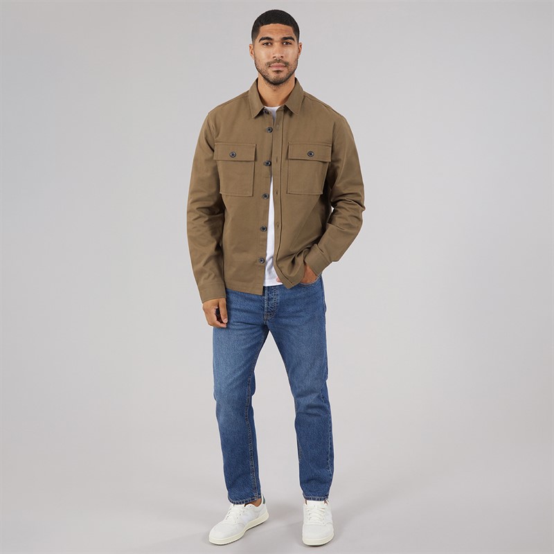 THREADBARE Mens Pulp Shacket Cigar
