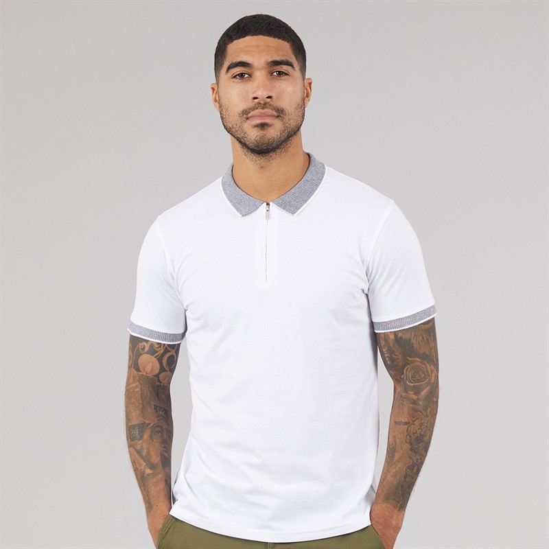 THREADBARE Mens Dale Three Pack Polo Shirts Multi