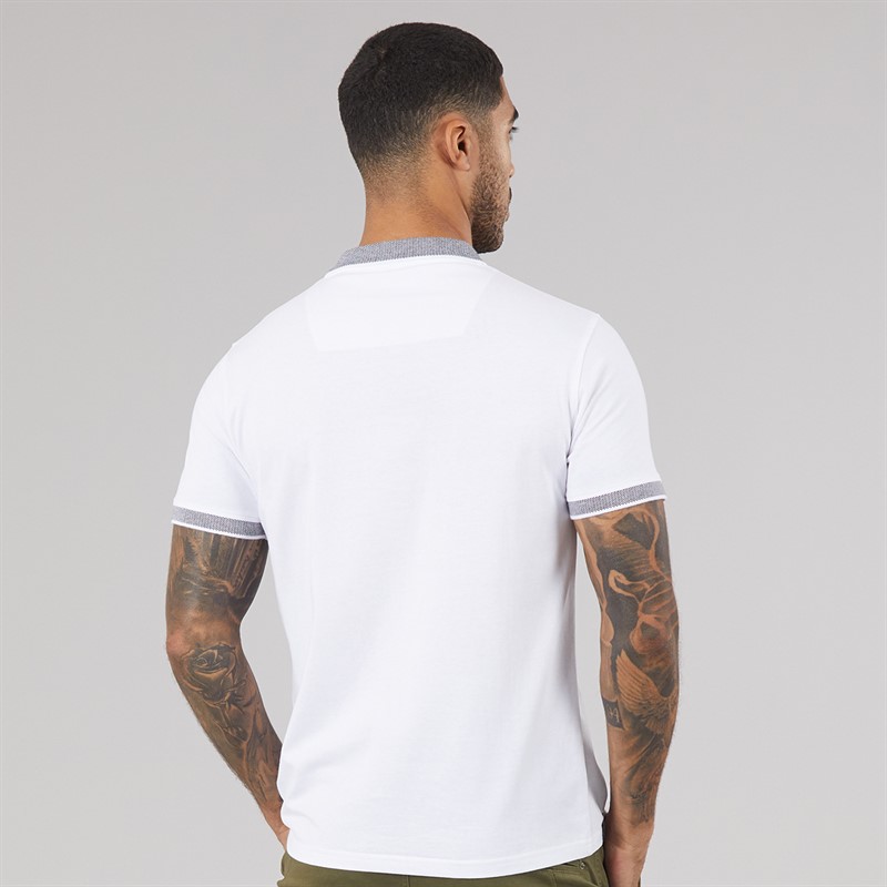 THREADBARE Mens Dale Three Pack Polo Shirts Multi