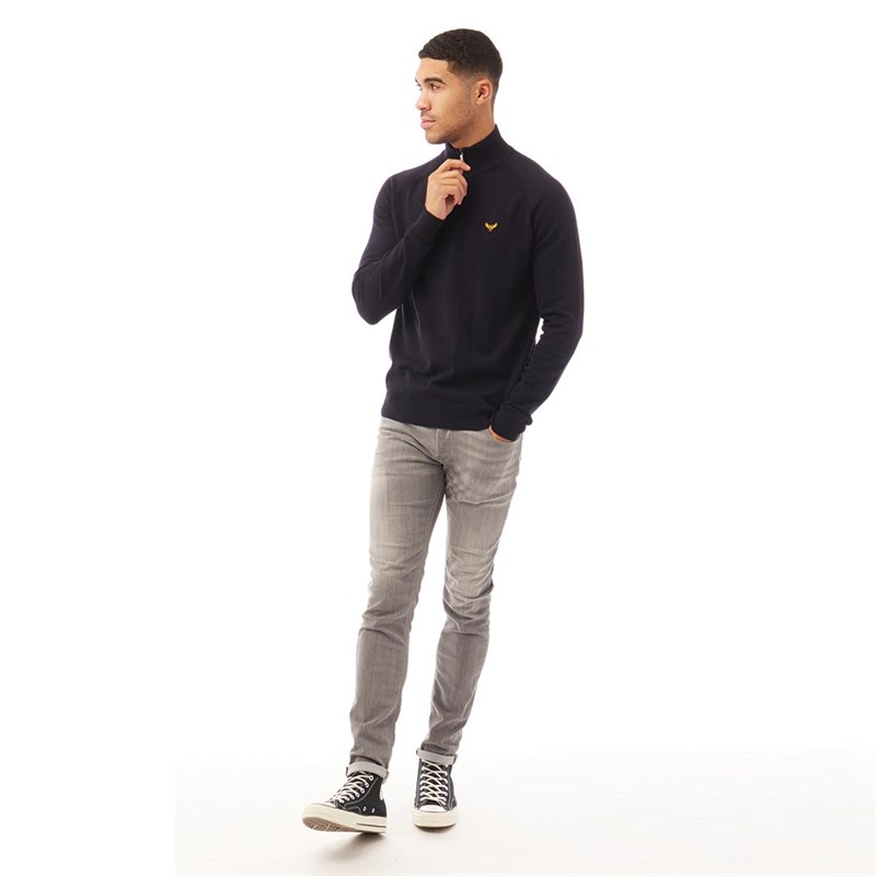 turtle neck zip jumper
