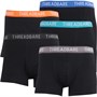 Threadbare Mens Pleneau Five Pack Boxers Black