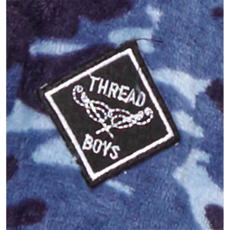 Threadboys Boys Camo Dressing Gown Blue