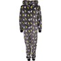 Threadboys Junior Boys Powder Plush Onesie Grey