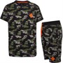 Threadboys Boys Owl T-Shirt And Shorts Set Black