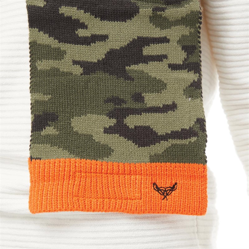 Threadboys Boys Camo Hat And Scarf Set Multi