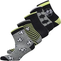 Threadboys Kids Henderson Five Pack Socks Navy
