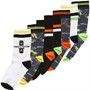 Threadboys Boys Marco Seven Pack Socks Multi