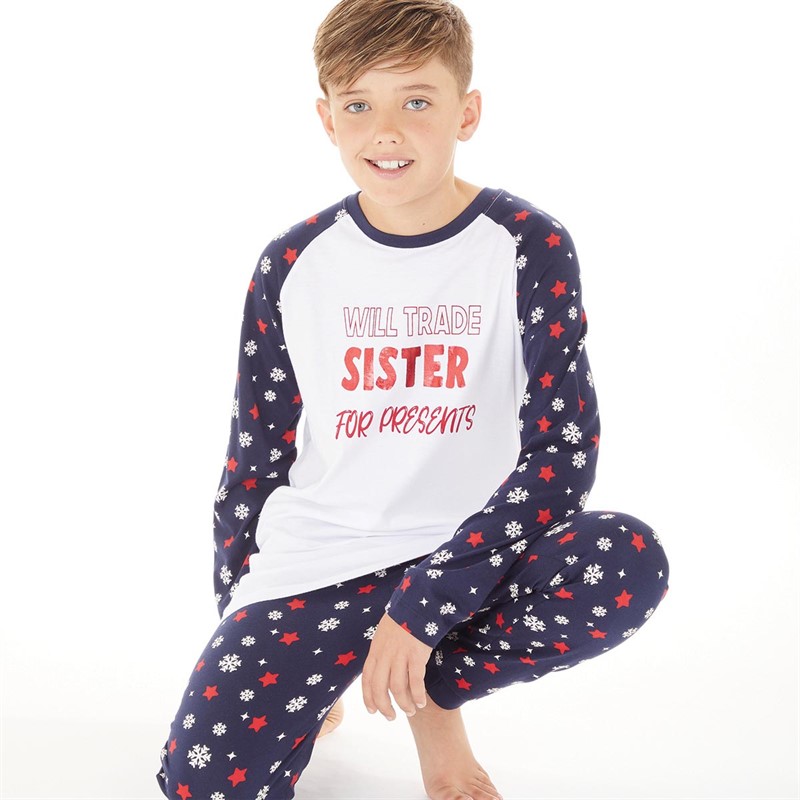 Threadboys Boys Trader Christmas Lounge Set Multi