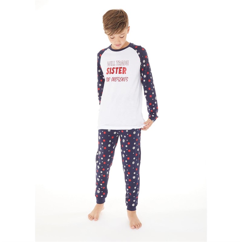 Threadboys Boys Trader Christmas Lounge Set Multi