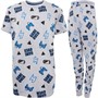 Threadboys Boys Extreme Gaming Print Short Sleeve Pyjama Set Multi