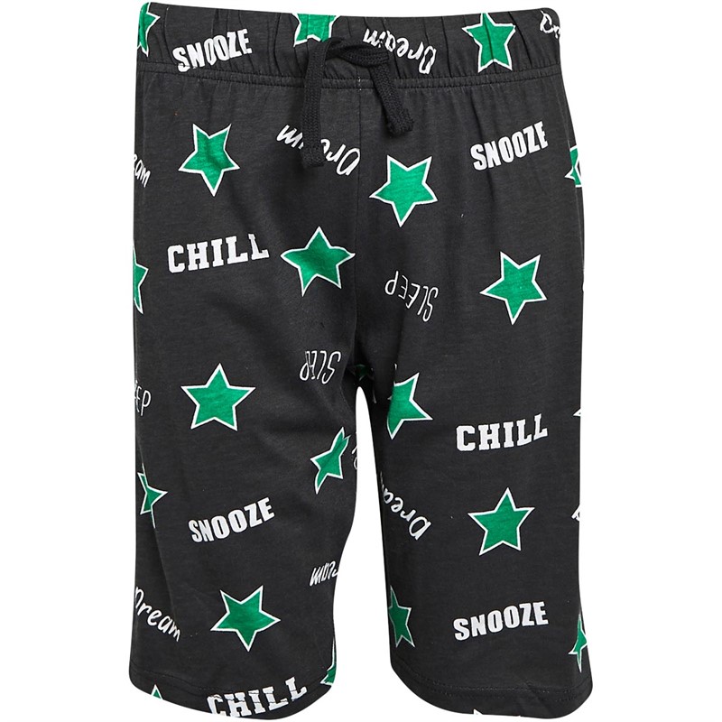 Threadboys Boys Starry Pyjamas Black