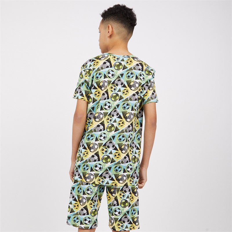 Threadboys Boys Shortie Pyjama Set Multi