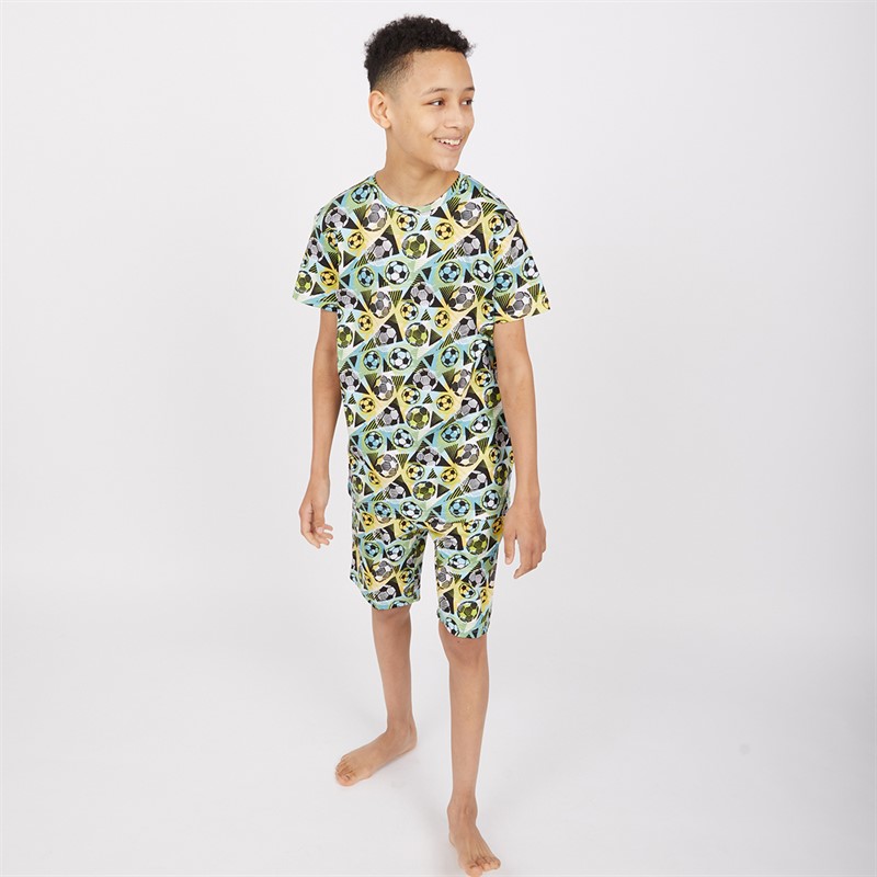 Threadboys Boys Shortie Pyjama Set Multi