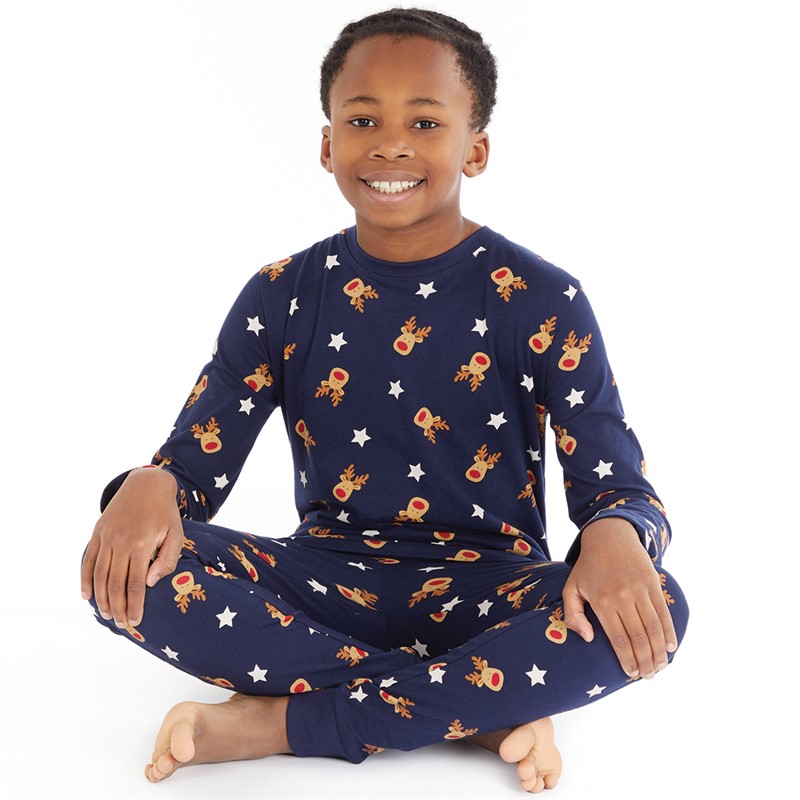 Boys Shabbos Lounge Set-Off Blue main image 0