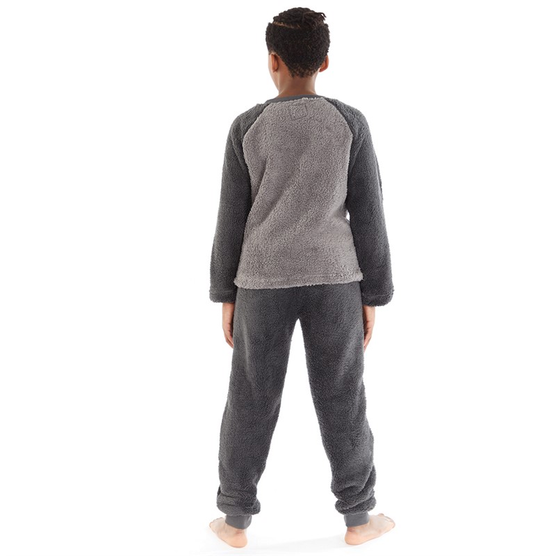 Threadboys Boys Cube Lounge Set Charcoal/Grey Borg