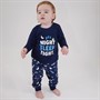 Threadboys Infant Boys Night Sleep Tight Pyjama Set Navy