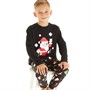 Threadboys Drengenes Julenisse Digital Pyjamasæt Sort