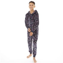 Threadboys Boys Neon Gaming Onesie Navy