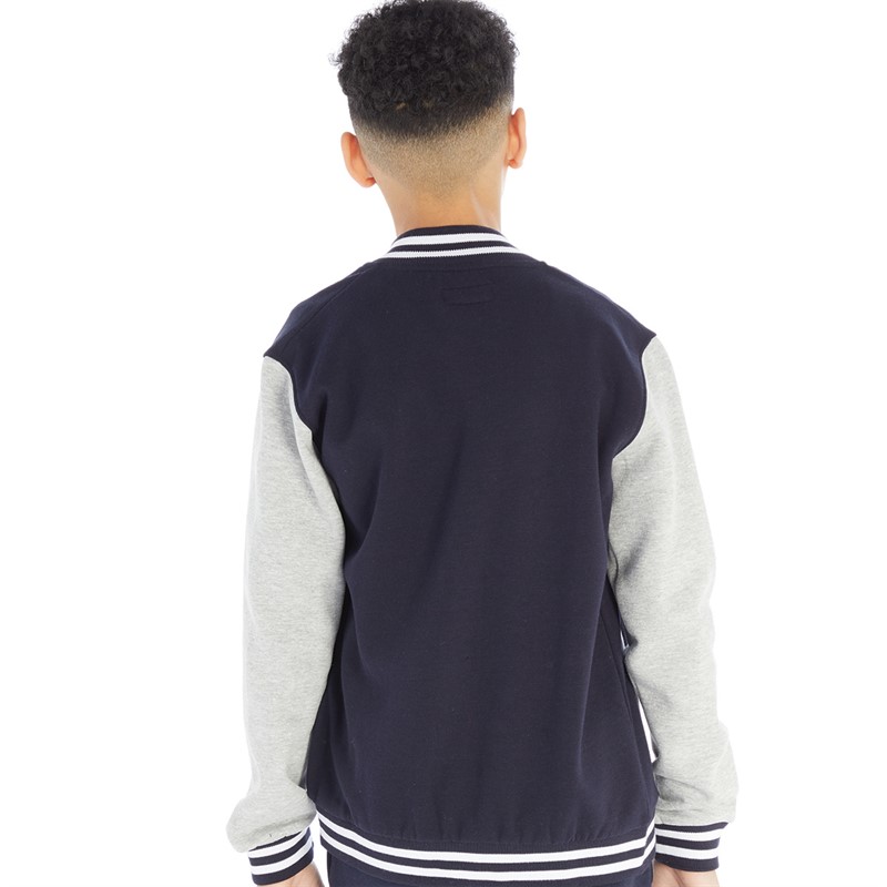 Threadboys Boys Dutton Bomber Jacket Navy
