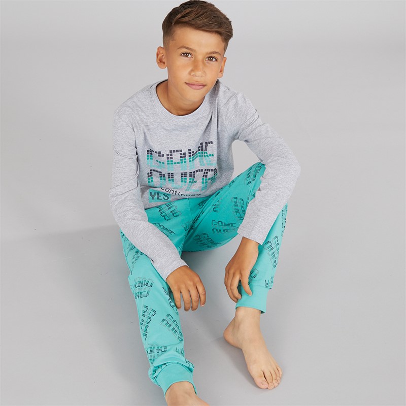 Threadboys Ensemble de Pyjama Garçon Manches Longues Game Over Multi