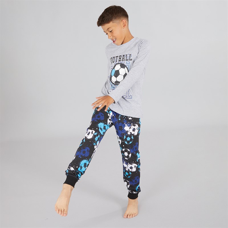 Threadboys Drengenes Fodbold Langærmet Pyjamasæt Multi