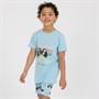 Threadboys Boys Fun Shorts And T-Shirt Pyjama Set Multi