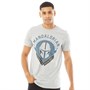 STAR WARS Mens Bounty Hunter T-Shirt Grey Heather