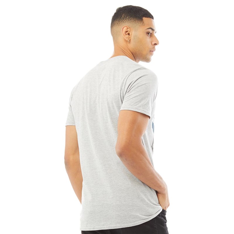 STAR WARS Mens Bounty Hunter T-Shirt Grey Heather