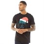 STAR WARS Mens Vader Santa T-Shirt Black