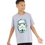 STAR WARS Boys Sketch Trooper T-Shirt Grey Heather