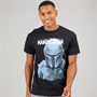 STAR WARS Mens Mandalorian T-Shirt Charcoal