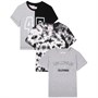 ThreadGirls Three Pack Cali T-Shirts X1 Black/X1 White/X1 Grey Marl