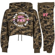 Threadgirls Junior Claire Melissa Tracksuit Khaki